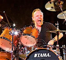 Drummer Lars Ulrich.