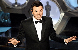 Oscar host Seth MacFarlane.