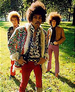 The Experience, from left, XXX, Hendrix and <<<.