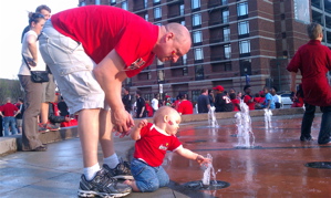 At Louisville victory rally Wednesday.