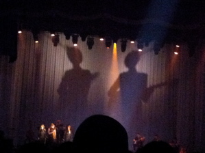 Leonard Cohen at the Place as shot by Maia Langley.