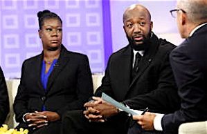 Trayvon Martin's parents, Sybrina Fulton and Tracy Martin appear on the Today Show with host Matt Lauer.