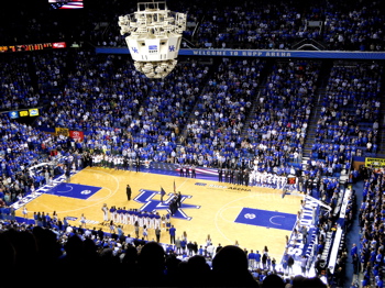 Rupp Arena in Lexington.