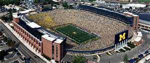University of Michigan Stadium, or "The Big House," in Ann Arbor.