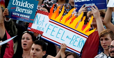 Is Hillary "Feelin' the Bern" after winning close in KY and losing large to Sanders in Oregon.